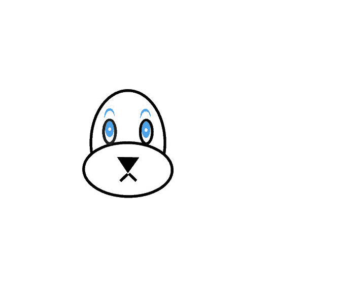 Cách vẽ Bunny: Bước 4