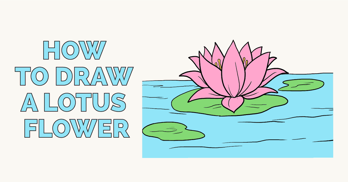 cách vẽ hoa sen đẹp
