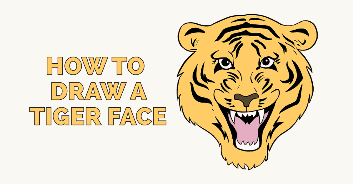Cách vẽ mặt hổ mới nhất 2022 - Vẽ.vn