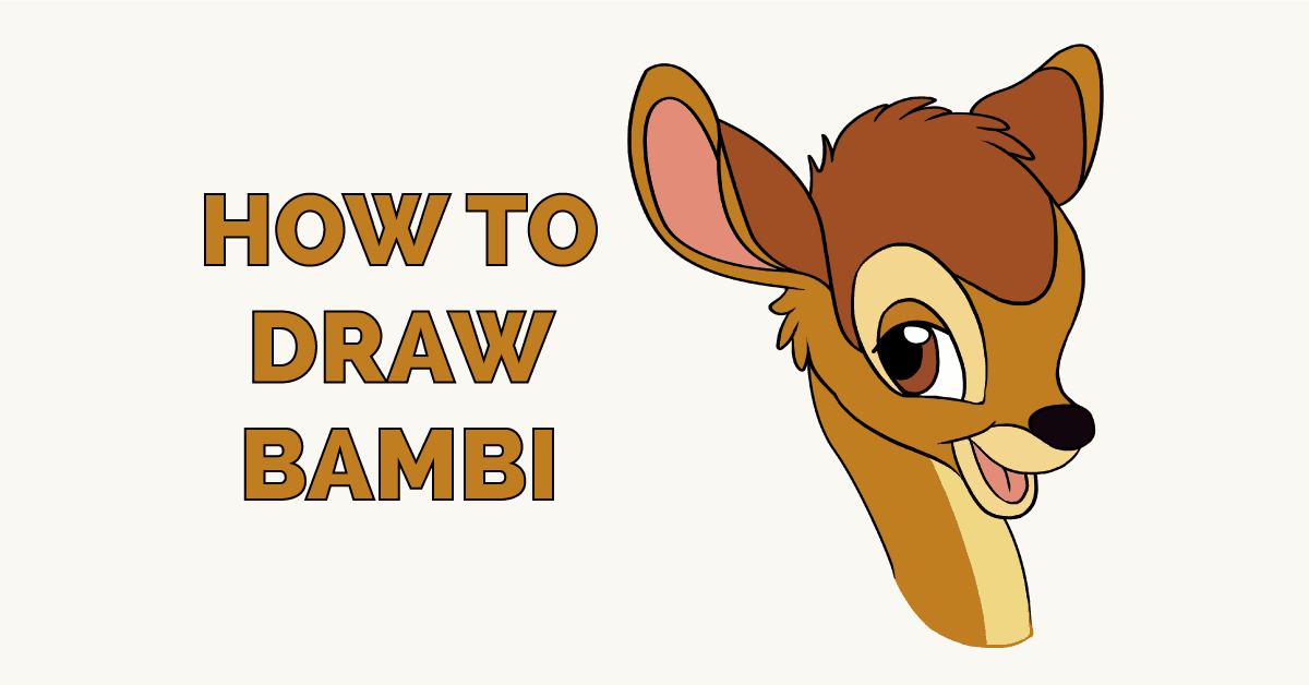 Cách vẽ Bambi