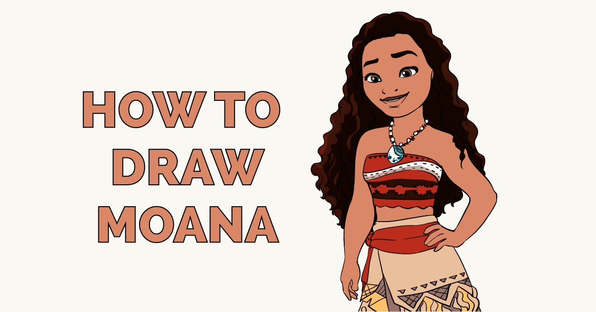 Cách vẽ Moana