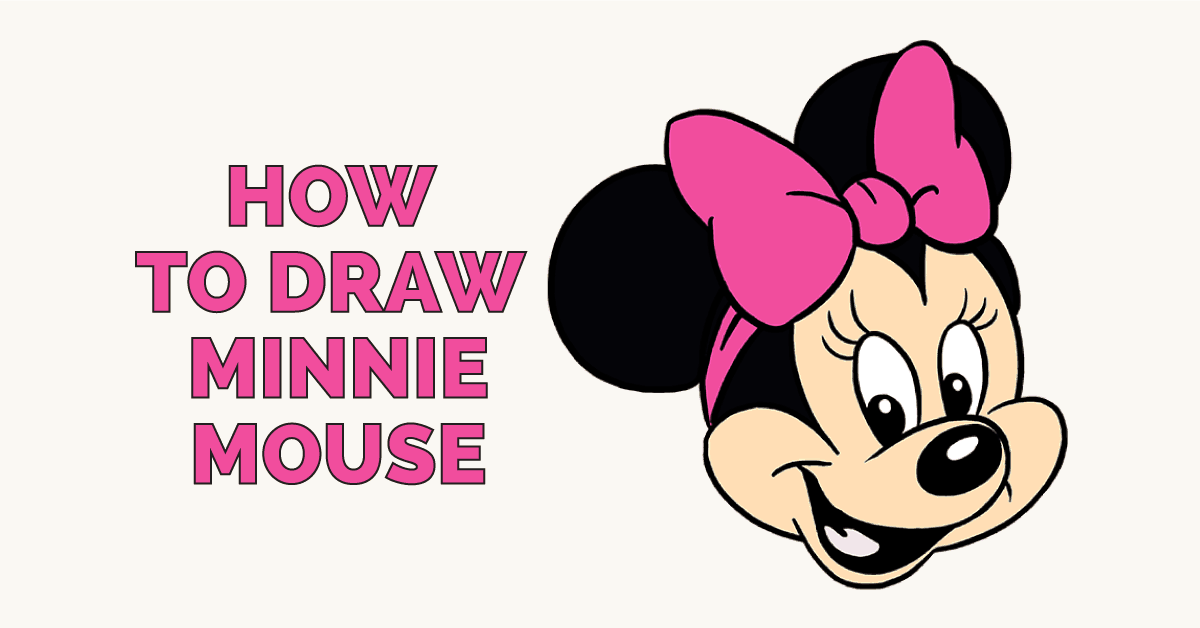 Cách vẽ chuột Minnie