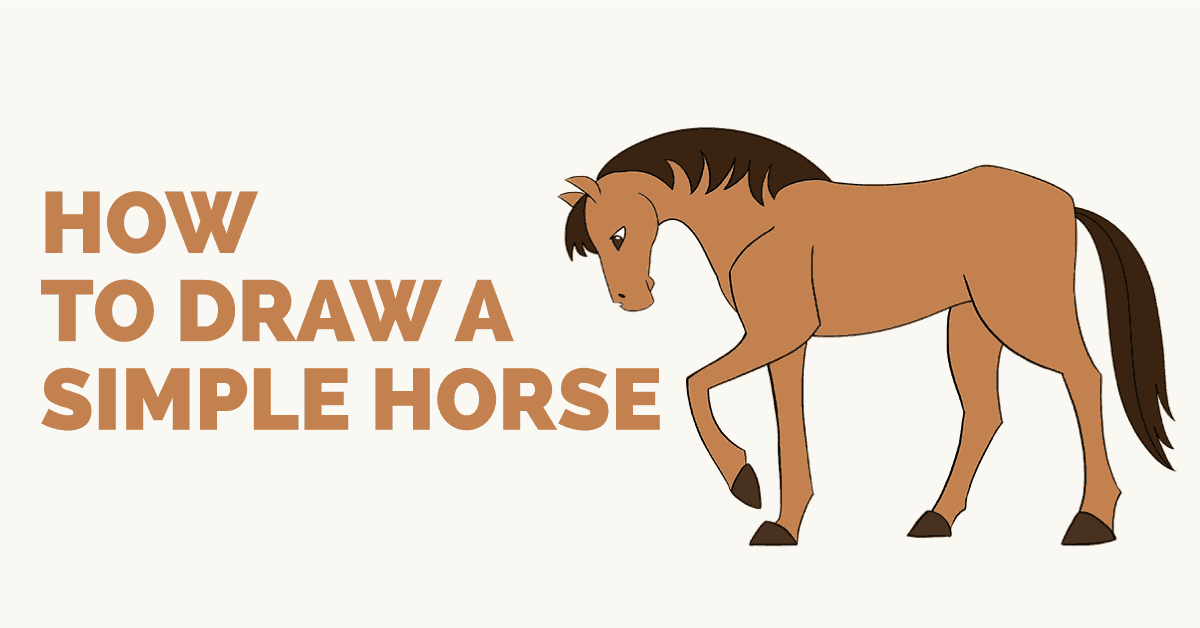 Cách vẽ con ngựa đơn giản mới nhất 2022 - Vẽ.vn
