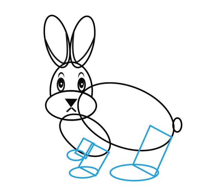 Cách vẽ Bunny: Bước 9