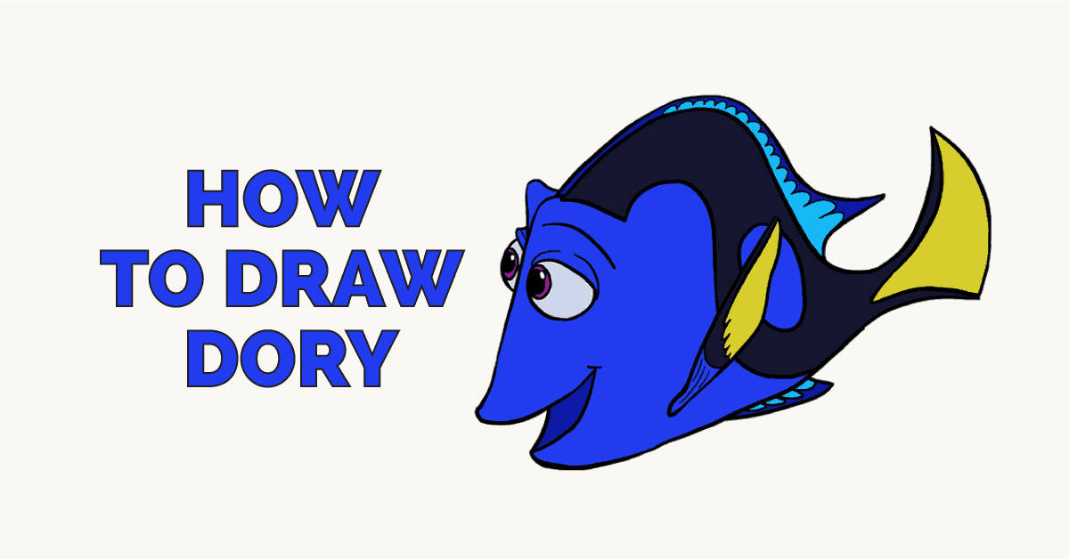 Cách vẽ Dory