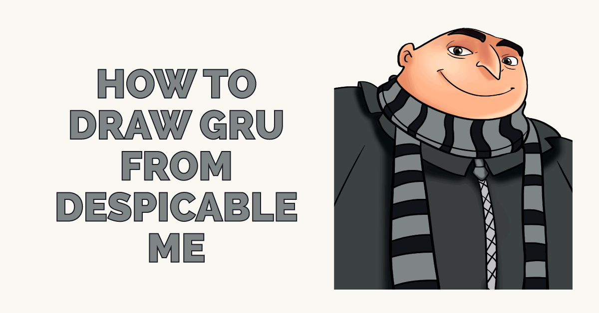 Cách vẽ Gru từ Despossible Me