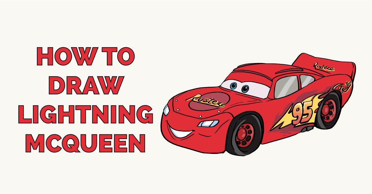 Cách vẽ Lightning McQueen