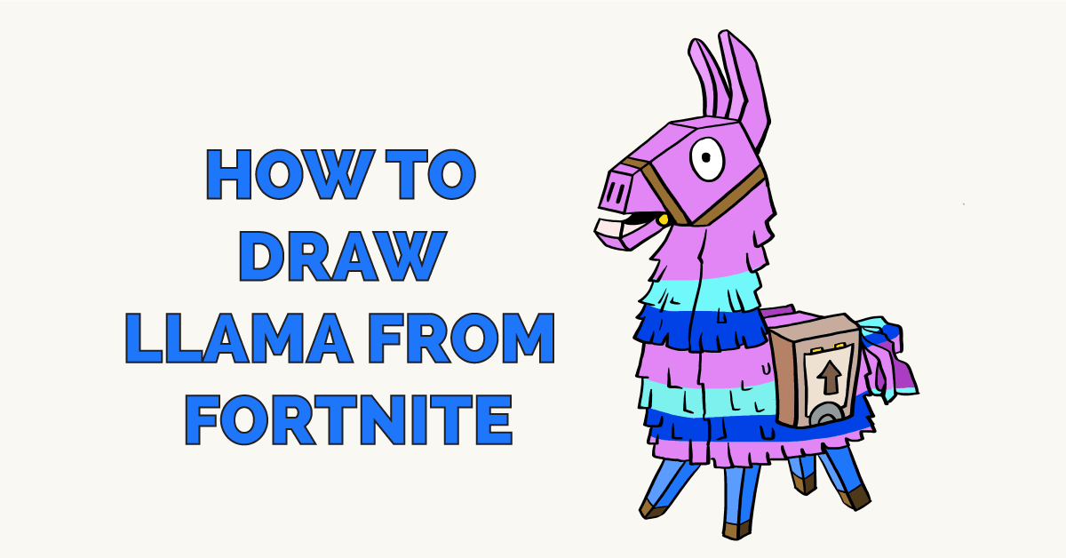 Cách vẽ Llama trong Fortnite