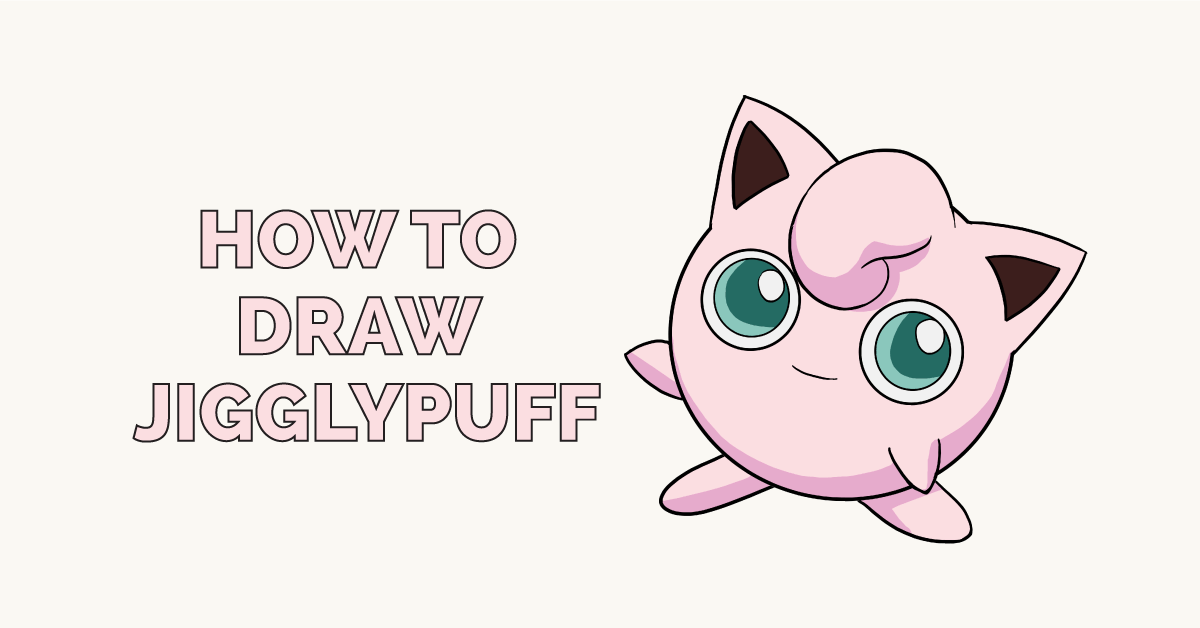 Cách vẽ Pokémon Jigglypuff