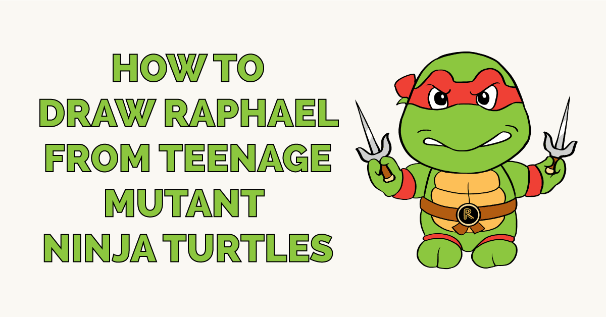 Cách vẽ Raphael trong Rùa Ninja Mutant Teenage