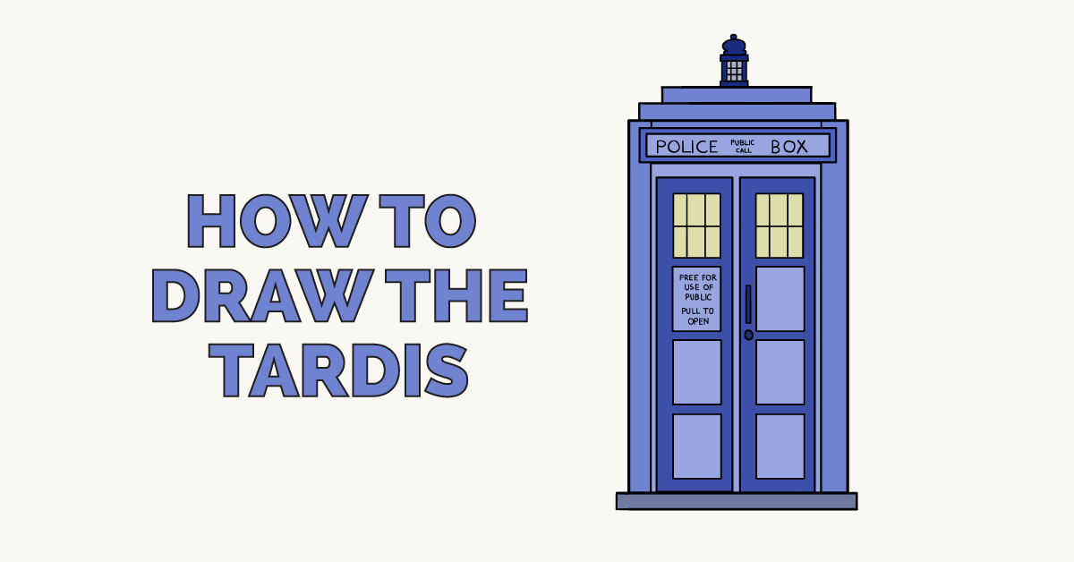 Cách vẽ TARDIS