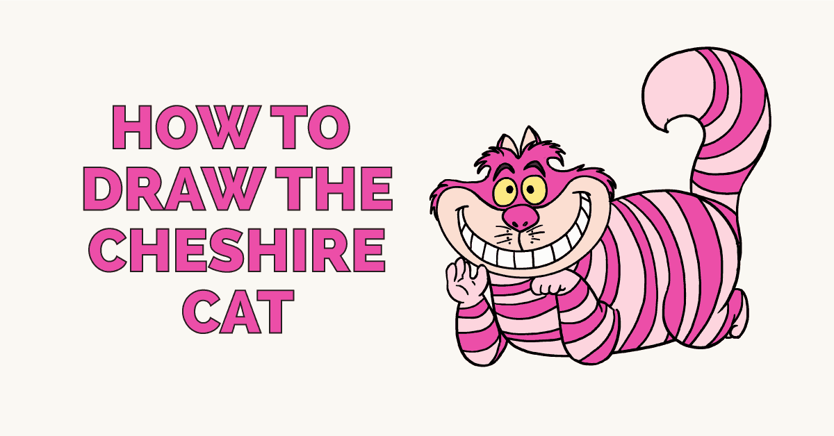 Cách vẽ con mèo Cheshire