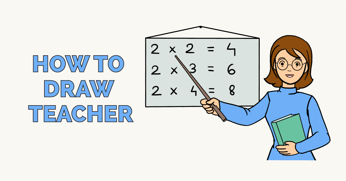 Cách vẽ một giáo viên mới nhất 2022 - Vẽ.vn