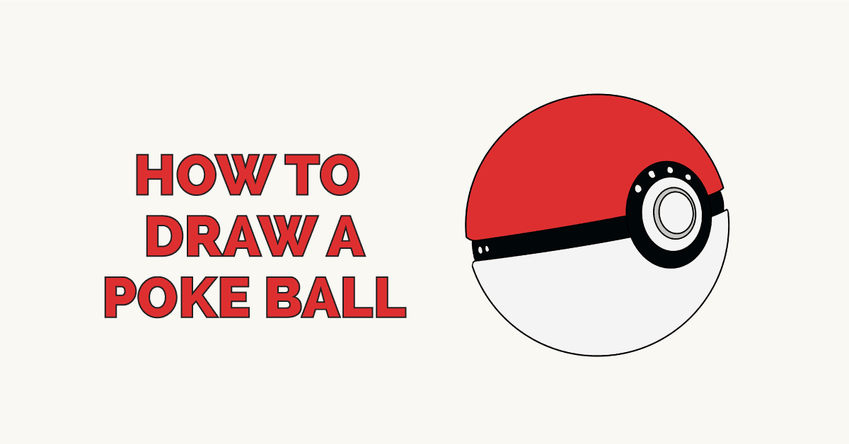 Cách vẽ một Poke Ball